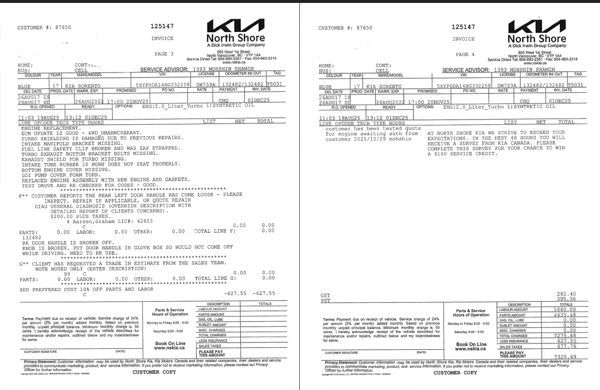 2017 KIA SORENTO EX Turbo GDI